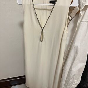 cream alexander wang dress